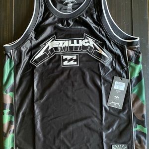 Billabong Metallica tank jersey. Size Small.